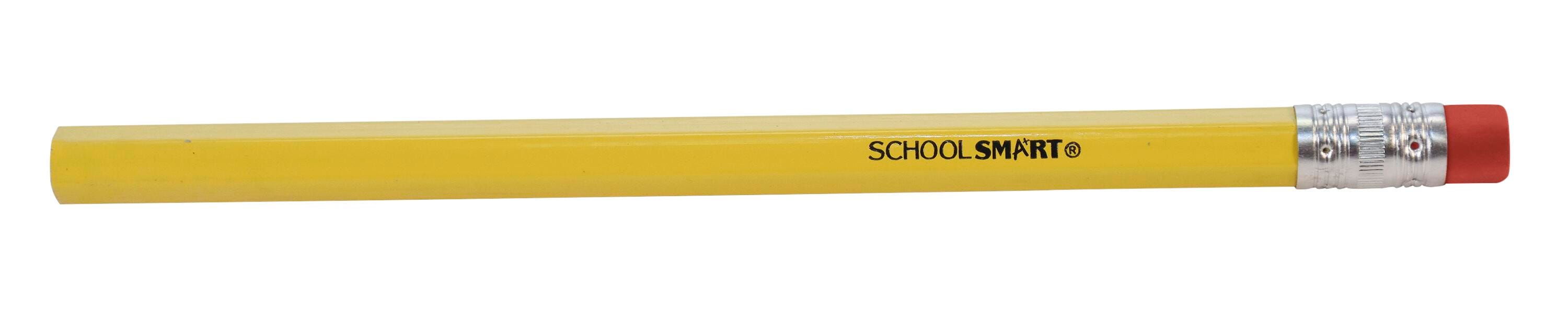 公文　E-pencil(2個)＋教材 School Smart Hexagonal Starter Pencils with Latex-Free Erasers, No